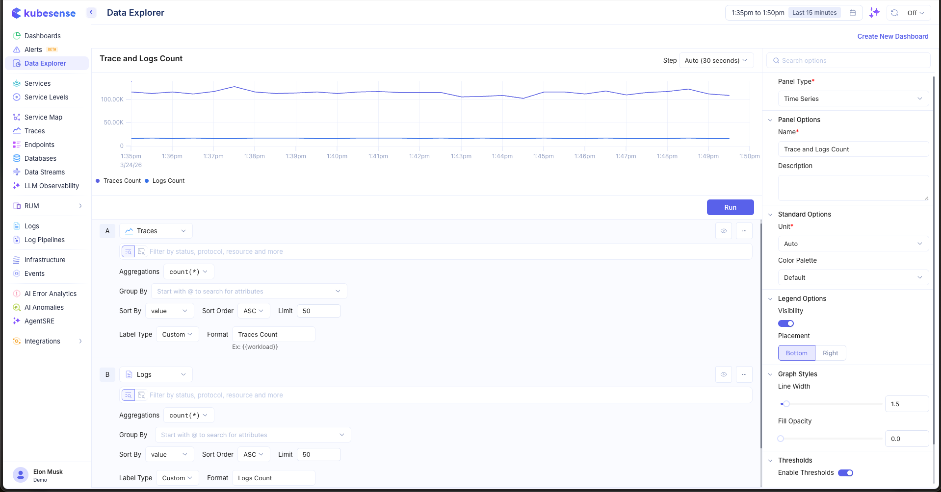 Multi-Query Time Series