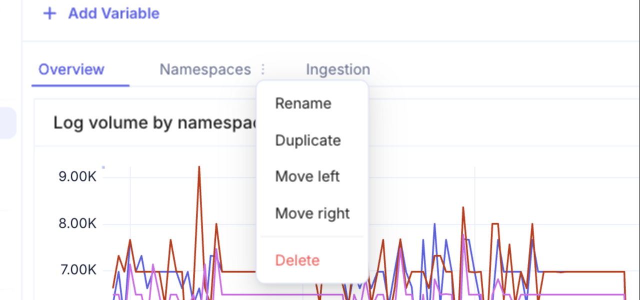 The tab menu with Rename, Duplicate, Move left, Move right and Delete