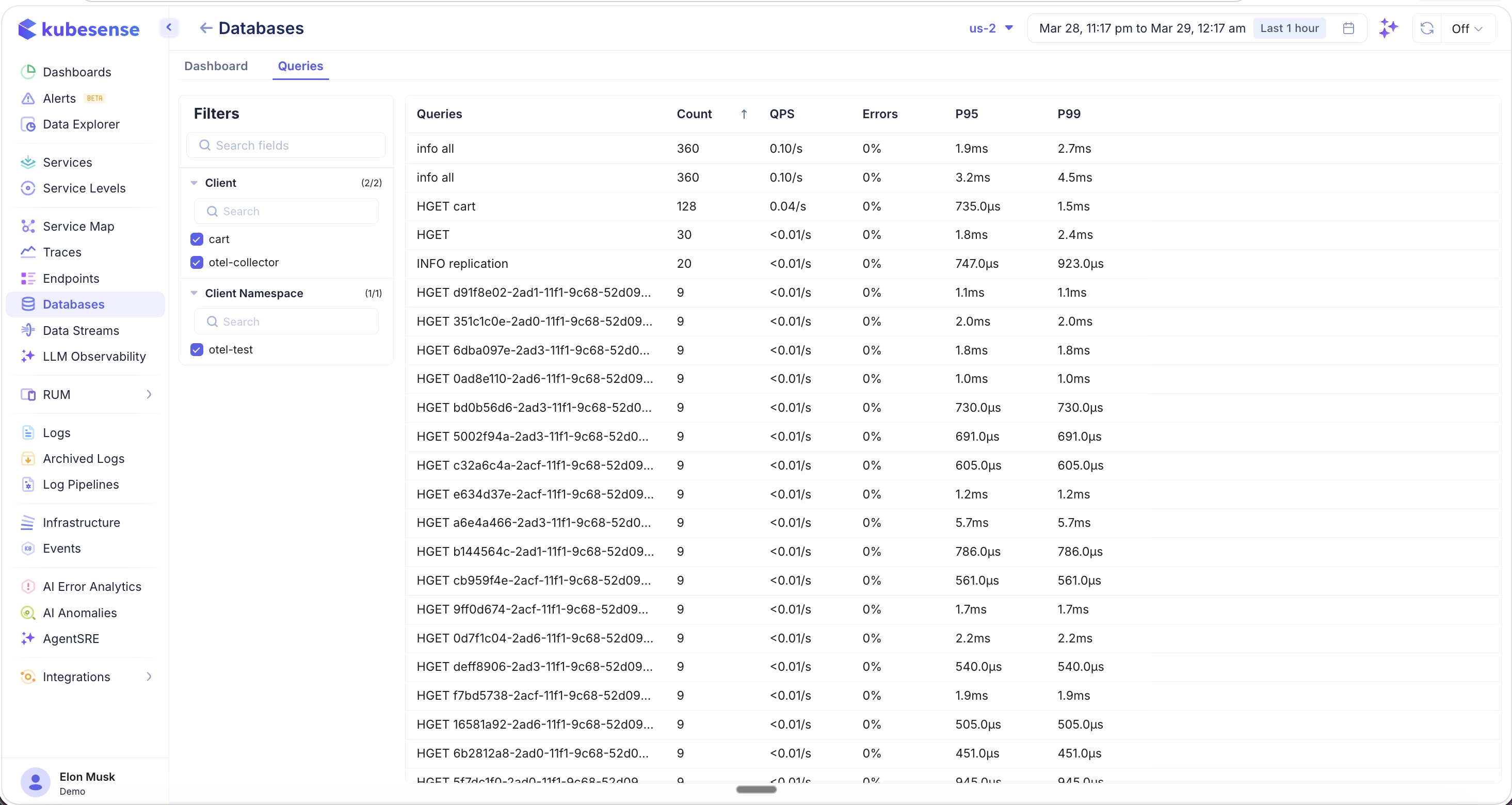 Database Queries — Redis