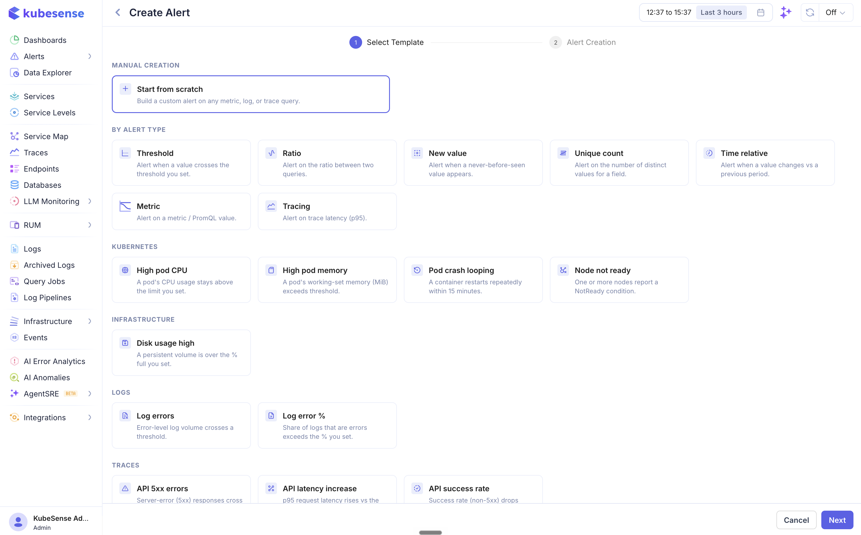 Alert Rule Templates