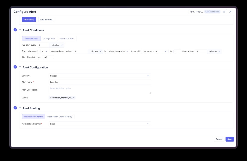 Threshold Alert — More Than Once